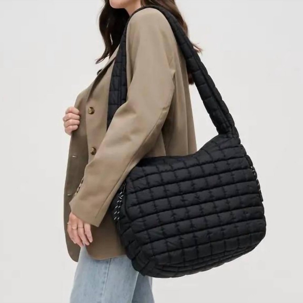 Women’s Puffer Bag~Urban Fit By Urban Expressions~~Black~~♥️